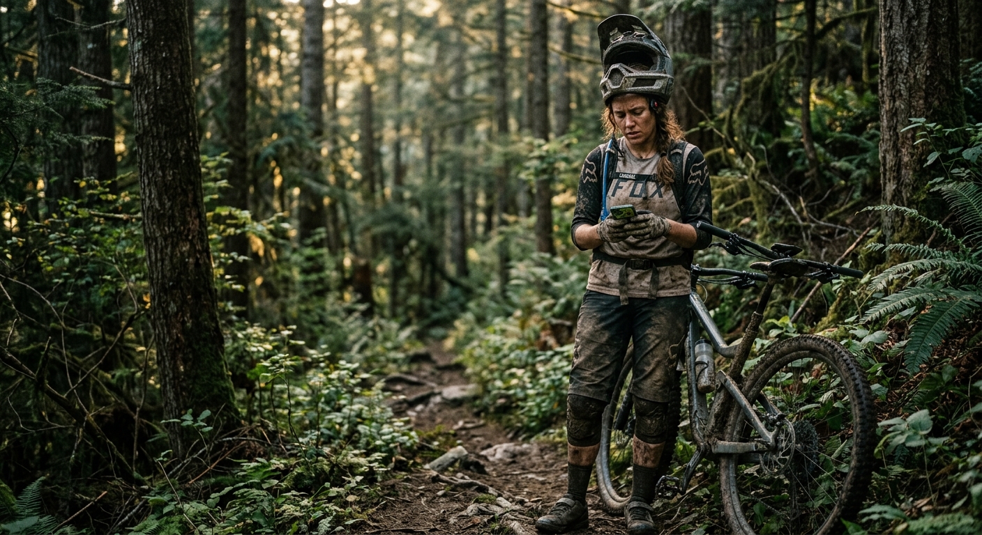情境首圖:山區騎車迷航的真實場景